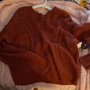 No boundaries cable knit sweater